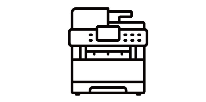 小ロット印刷機のイメージ
