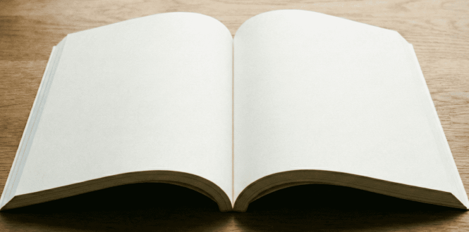 くるみ製本された冊子のイメージ