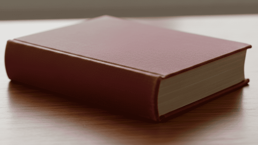 上製本された本のイメージ